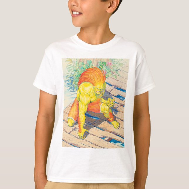 T-shirt Blanka sur le pont (Devant)
