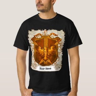 T-shirt Blason de Famille Phoenix Nom de Famille