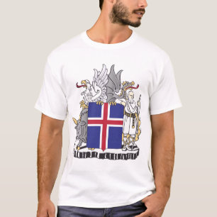 T-shirt Blason de l'Islande Gardiens mythiques Art