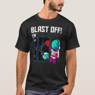 T-shirt Blast Off J'ai 13 ans Astronaut 13e Parc spatial