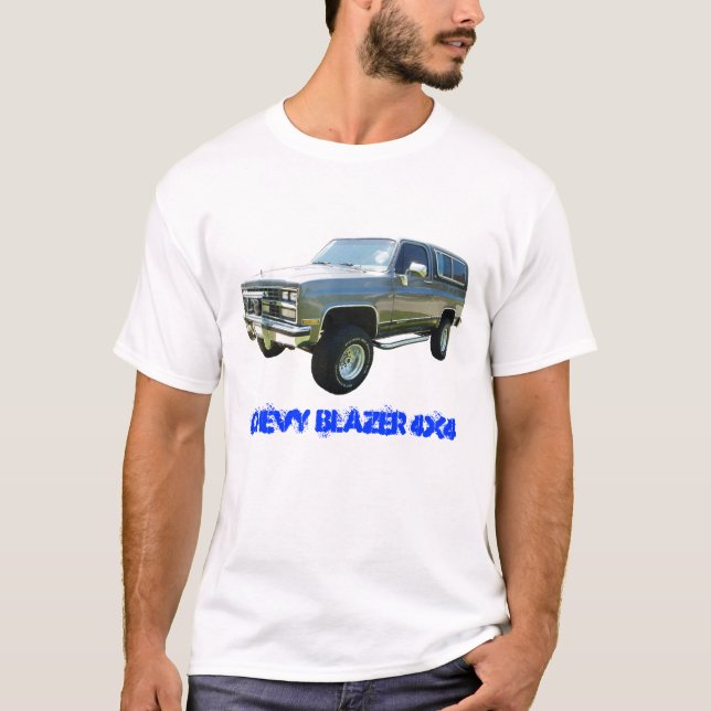 T-shirt Blazer 4x4 de Chevy (Devant)