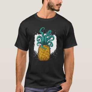 T-shirt Bleach Hawaiian Octopus Pineapple Aloha Beach Hawa
