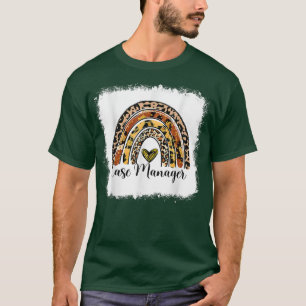 T-shirt Bleached Case Manager Rainbow Social Services Hall