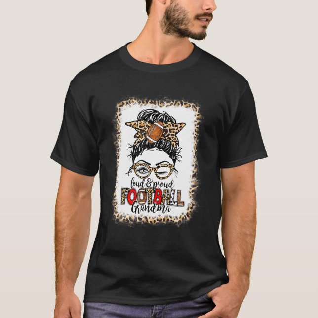 T-shirt Bleached Leopard Loud (Devant)