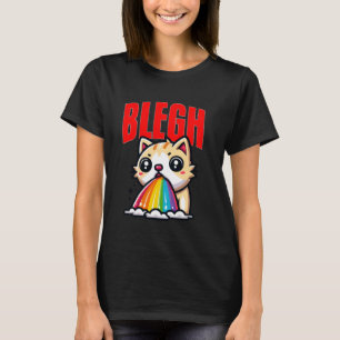 T-shirt Blegh Heavy Metal Chat Metalcore Deathcore Métal L