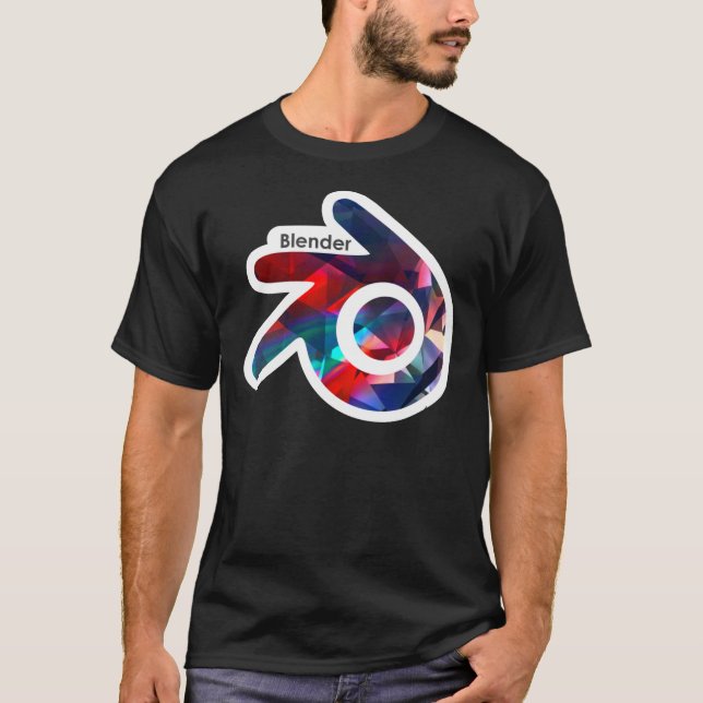T-shirt Blender Logo (with white outline) Essential T-Shir (Devant)