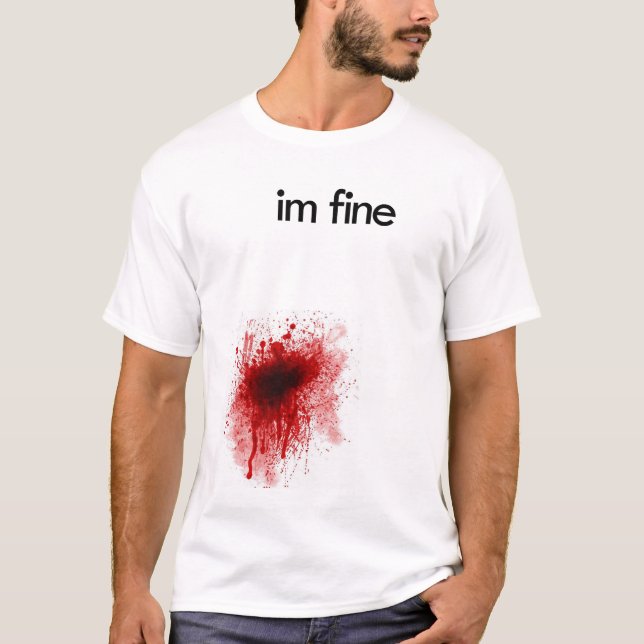 T-shirt Blessé (Devant)