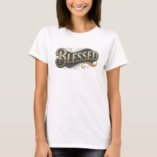T-shirt BLESSED 2D Élégant et Stylé Art de Mode