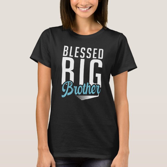 T-shirt Blessed Big Brother   (Devant)