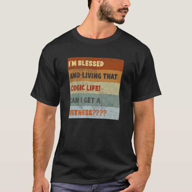 T-shirt Blessed COGIC Life Retro (Devant)