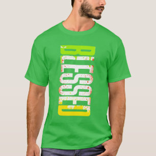 T-shirt Blessed Tee - Grateful Living in Style