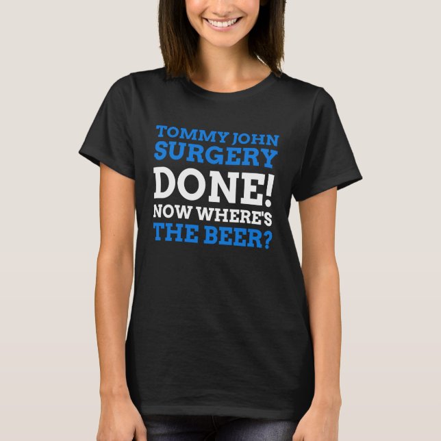 T-shirt Blessure au coude Tommy John Chirurgie (Devant)