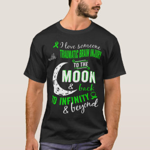 T-shirt Blessure cérébrale traumatique À La Lune Retour À 