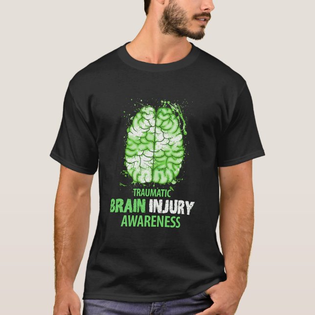 T-shirt Blessure cérébrale Traumatique Tbi (Devant)