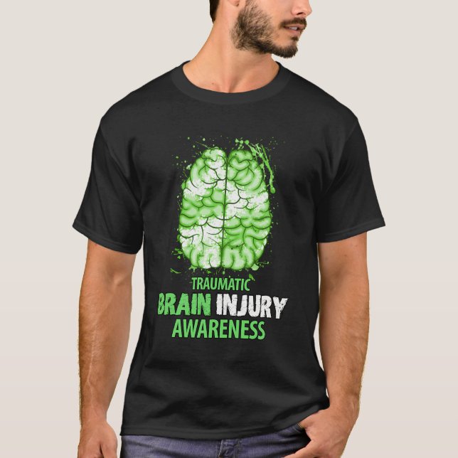 T-shirt Blessure cérébrale Traumatique Tbi (Devant)