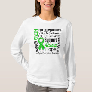 T-shirt Blessure de moelle épinière je porte l'hommage