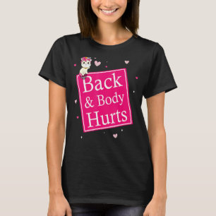 T-shirt Blessures sur le dos et sarcastique