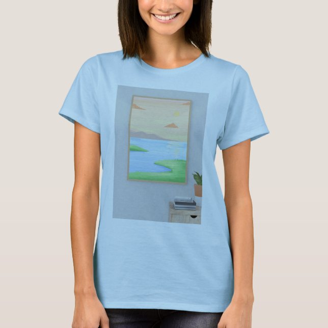 t-shirt bleu (Devant)