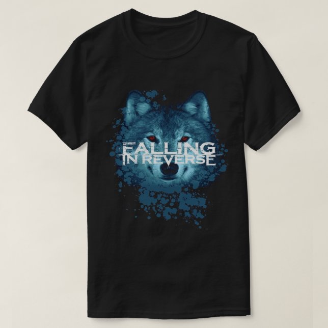 T-shirt Bleu animal revenir à la maison rock amour musique (Design devant)