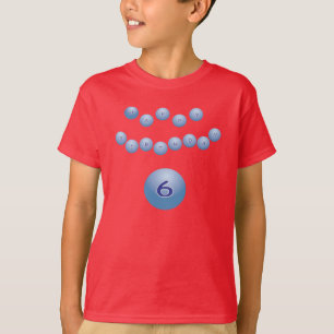 T-shirt Bleu Anniversaire pour garçon Âge 6