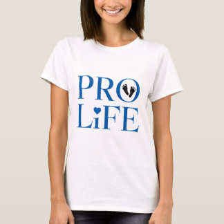 T-shirt Bleu Anti-avortement
