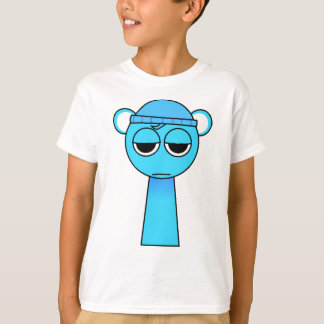 T-shirt Bleu Ciel de Sprunki Retake