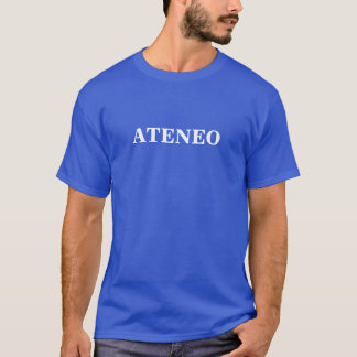 T-shirt bleu de base d'Ateneo