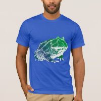 Bleu de chemise de grenouille de Pacman