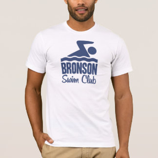 T-shirt Bleu de club de bain de Bronson