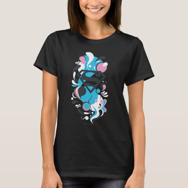 T-shirt Bleu de Color (Devant)