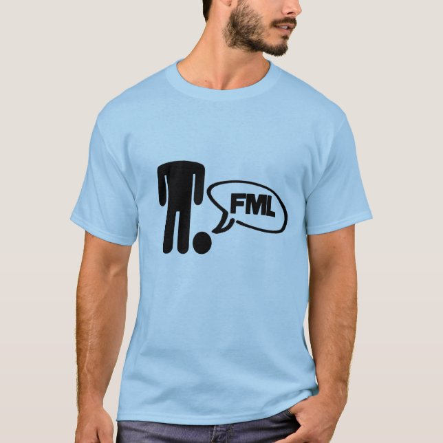 T-shirt Bleu de FML (Devant)