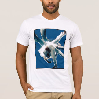 T-shirt bleu de l'Au les PSEM mao
