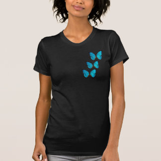 T-shirt Bleu de papillon