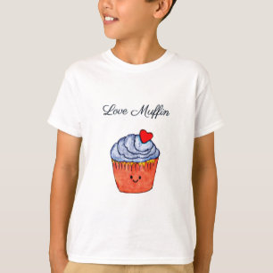T-shirt Bleu de petit pain d'amour