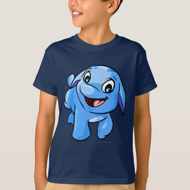 T-shirt Bleu de Poogle (Devant)