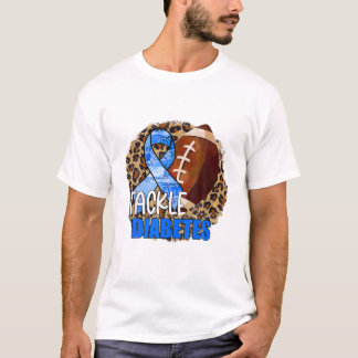 T-shirt Bleu de sensibilisation au diabète