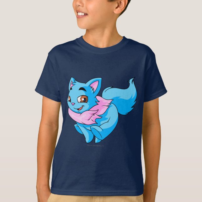 T-shirt Bleu de Wocky (Devant)