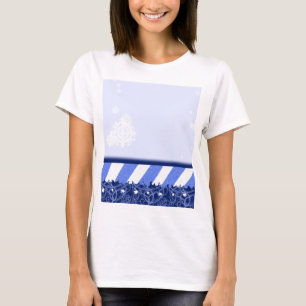 T-shirt Bleu d'hiver