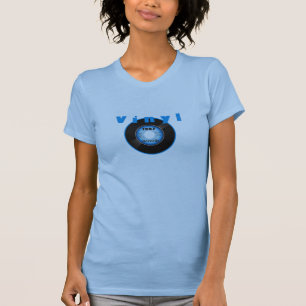 T-shirt Bleu du disque 1967 du vinyle 45
