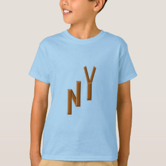 T-shirt bleu enfant CHOCOLAT  NEW  YORK