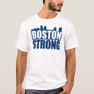 T-shirt Bleu fort de Boston