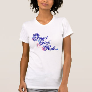 T-shirt Bleu futé de règle de filles