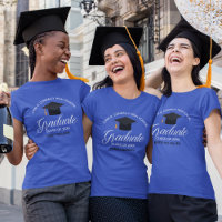 Bleu Graduation Custom Graduate Femmes