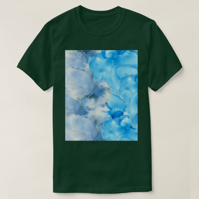 T-shirt Bleu gras minimum (Design devant)