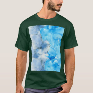 T-shirt Bleu gras minimum