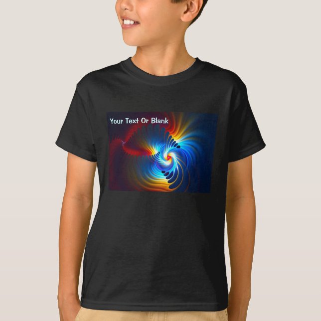 T-shirt Bleu gravitationnel (Devant)