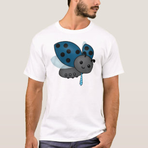 T-shirt Bleu Ladybug dans une cravate