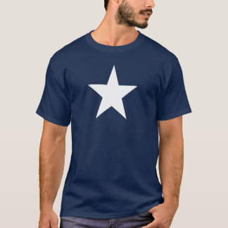 T-shirt bleu marine étoile blanche