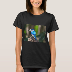 T-shirt Bleu martin-pêcheur
