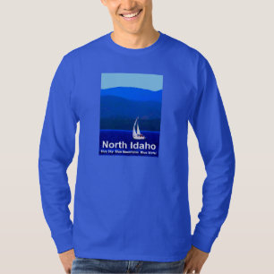 T-shirt Bleu nord de l'Idaho
